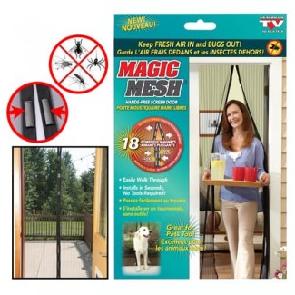 MAGIC MESH MAGNETIC SCREEN DOOR