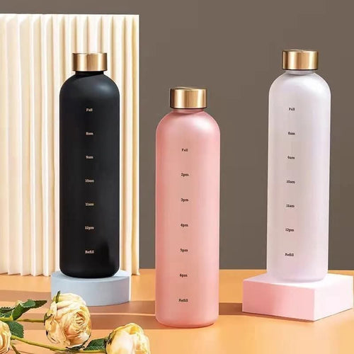 1 Liter MOTIVATIONAL PORTABLE WATER BOTTLE