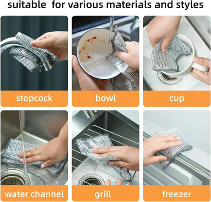 STEEL WIRE DISH WASHING CLOTH