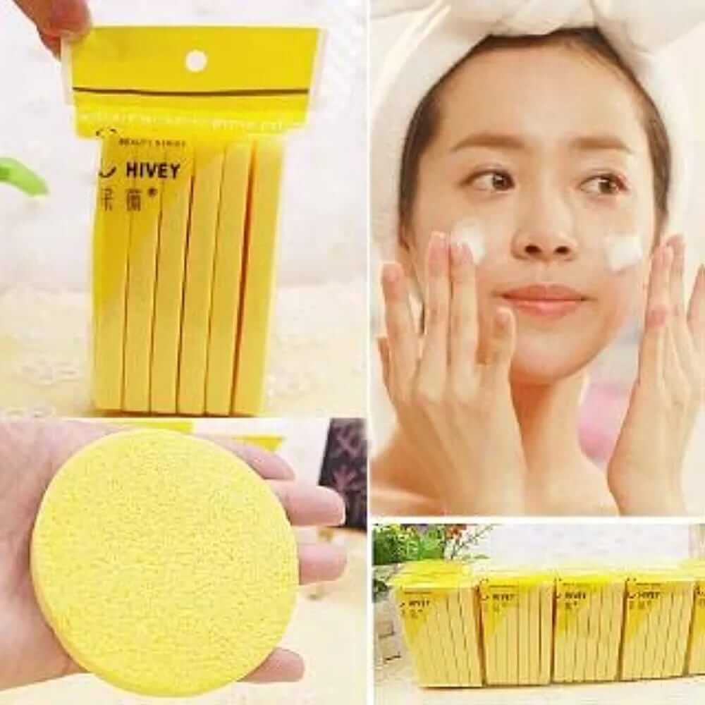 PORTABLE COMPRESSED FACIAL CLEANING SPONGE