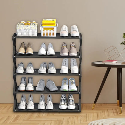 5 Layer Folding Shoe Rack Organizer