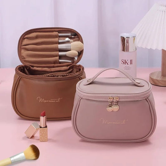 Makeup Bag, Portable Cosmetic Bag, Large Capacity
