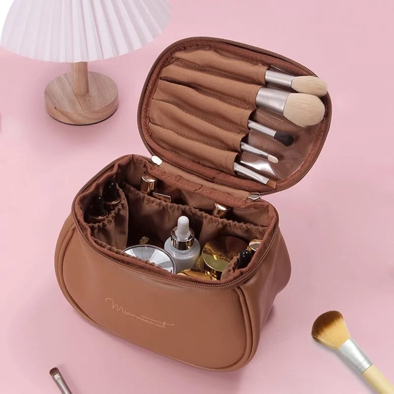 Makeup Bag, Portable Cosmetic Bag, Large Capacity