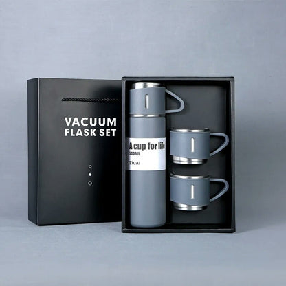 500ML Smart Thermos Water Bottle Stainless Steel Tea Coffee Thermal Mugs