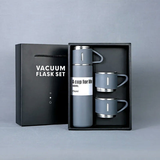 500ML Smart Thermos Water Bottle Stainless Steel Tea Coffee Thermal Mugs