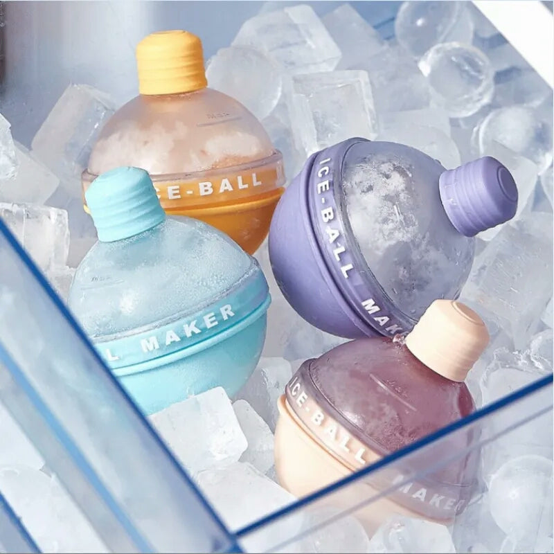 ICE BALL MAKER 4 COLOR ICE BALL MAKER MOLD 2.5 INCHES