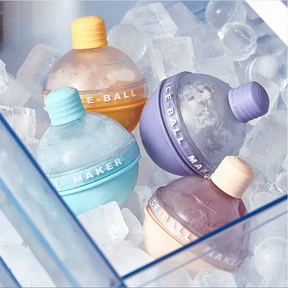 ICE BALL MAKER 4 COLOR ICE BALL MAKER MOLD 2.5 INCHES