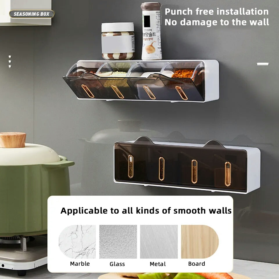 New Wall Mounted Spice Storage Rack