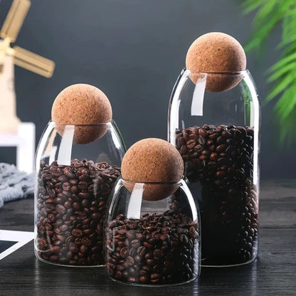 Ball Cork Glass Jar