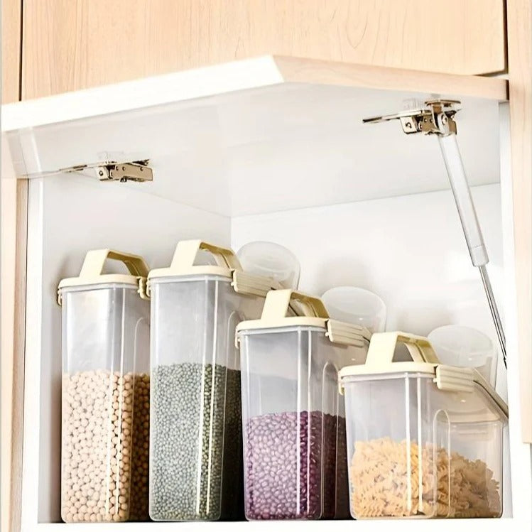 Kitchen Sealed Food Container, Transparent Grain Storage Tank