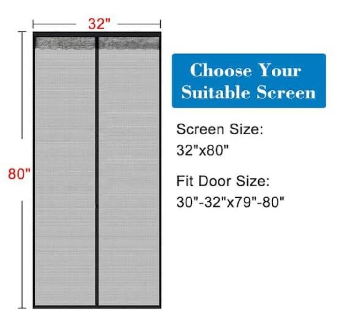 MAGIC MESH MAGNETIC SCREEN DOOR