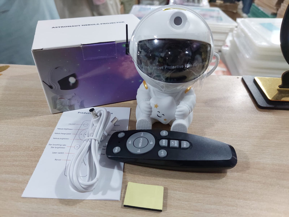 Astronaut Nebula Projector Galaxy Lights With Remote & Speaker