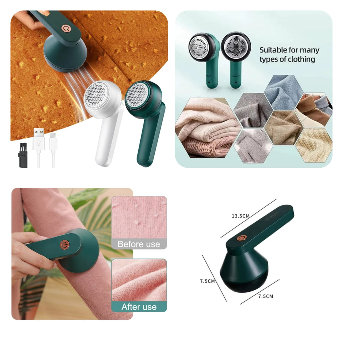 LINT REMOVER MACHINE (USB RECHARGEABLE)
