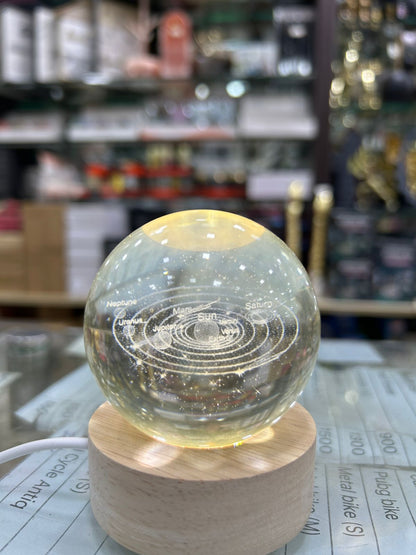 LED 3D CRYSTAL BALL NIGHT LIGHT