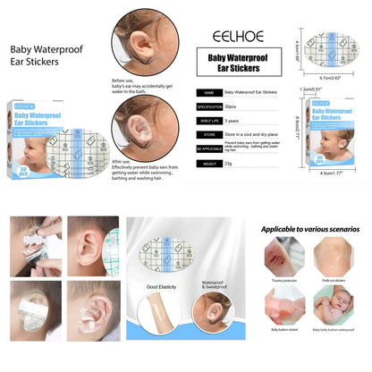CHILD EAR PROTECTOR WATERPROOF STICKER