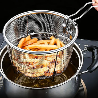 Deep Fry Strainer | Stainless Steel | Large