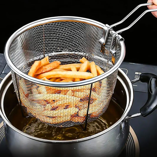 Deep Fry Strainer | Stainless Steel | Large