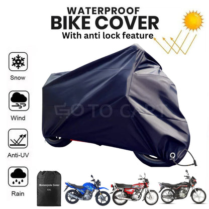 FULL SIZE PARACHUTE & WATERPROOF BIKE COVER