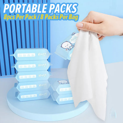 CLEANING MINI PACKED WIPES (64PCS IN ONE PACKET)
