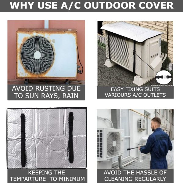 AC OUTDOOR UNIT PROTECTOR ALUMINIUM COVER