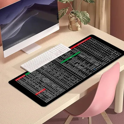 Anti-Slip Keyboard ShortCut Matt (12 x 31 INCH)