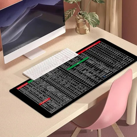 Anti-Slip Keyboard ShortCut Matt (12 x 31 INCH)
