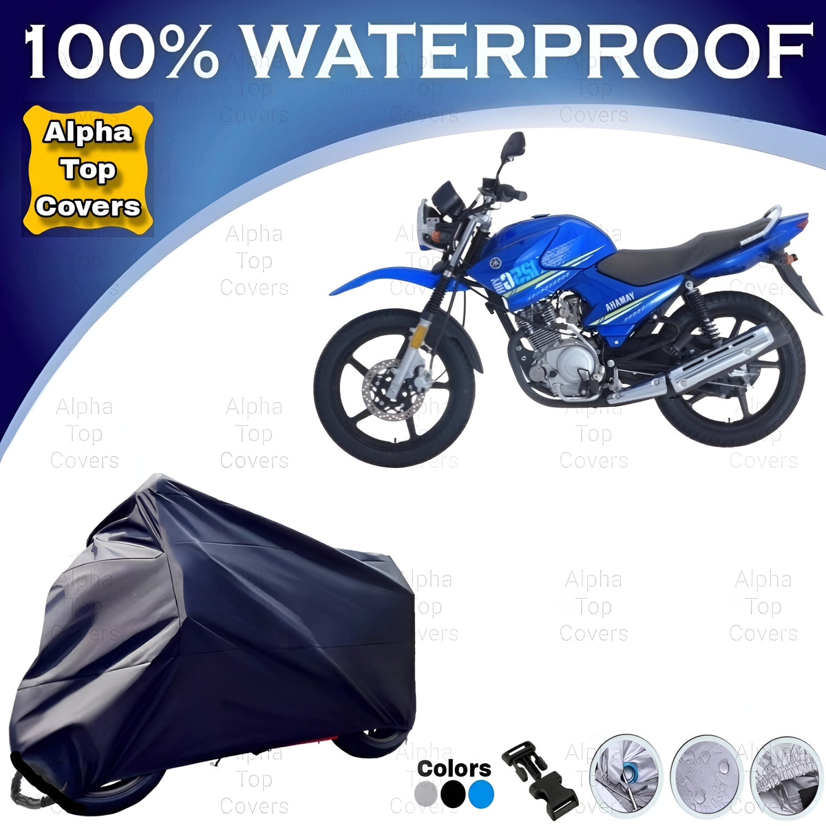 FULL SIZE PARACHUTE & WATERPROOF BIKE COVER