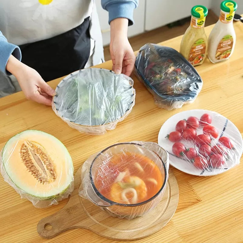 DISPOSABLE ELASTIC FOOD COVER