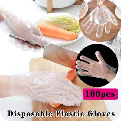 DISPOSABLE PLASTIC GLOVES (IMPORTED)