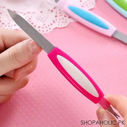 2-in-1 Nail Filer and Cuticle Remover