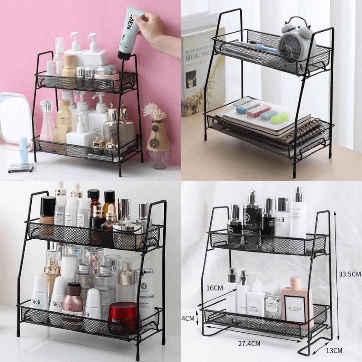 2 LAYER MULTIPURPOSE PORTABLE IRON ORGANIZER SHELF
