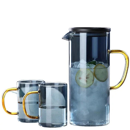 High Temperature Resistant Lemonade Glass Water Set 7pcs