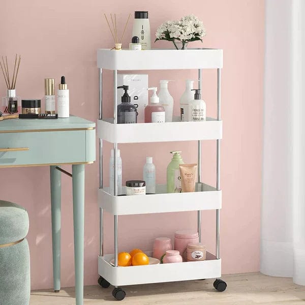 HOT SELLING MOVEABLE 4 TIER SLIM TROLLEY - ( Limited Time Offer! )