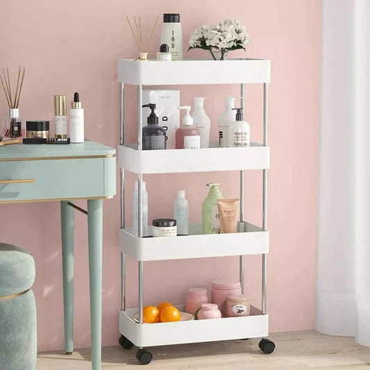 HOT SELLING MOVEABLE 4 TIER SLIM TROLLEY - ( Limited Time Offer! )