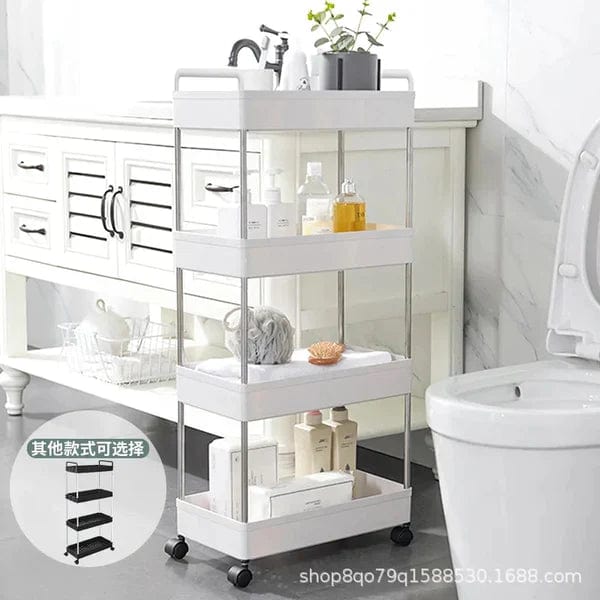 HOT SELLING MOVEABLE 4 TIER SLIM TROLLEY - ( Limited Time Offer! )
