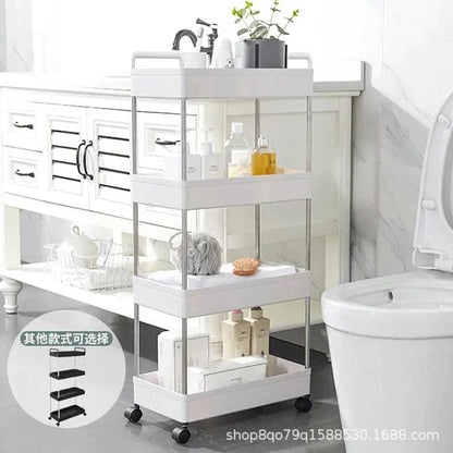 HOT SELLING MOVEABLE 4 TIER SLIM TROLLEY - ( Limited Time Offer! )