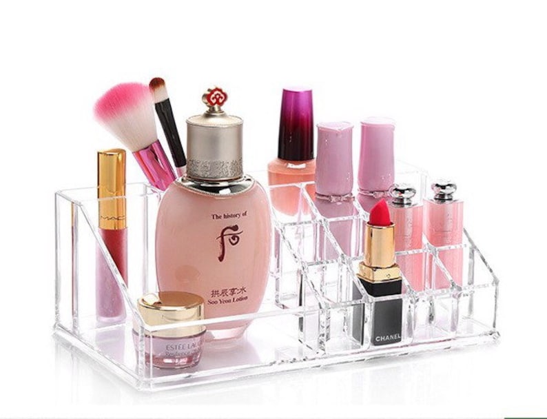 Makeup organizer, Acrylic Makeup Stand, Cosmetics Organizer, Lipsticks Organizer, Makeup Brush Holder, Brush Organizer