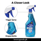 Magic cleaner trigger and shaped bottle details
