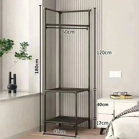 ATTACHABLE CORNER POLE RACK (180x60x120cm)
