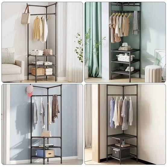 ATTACHABLE CORNER POLE RACK (180x60x120cm)