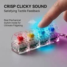 KEYBOARD FIDGET STRESS RELIEF KEYCHAIN