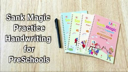 MAGIC BOOK PACK OF 4 PCS WITH 10 REFILL