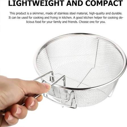 Deep Fry Strainer | Stainless Steel | Large