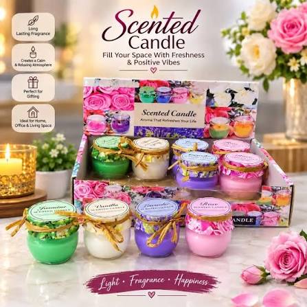 🕯️ Scented Candle ✨ [Random Flavors Only]