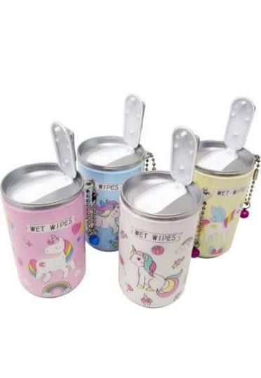 PORTABLE WET WIPES TISSUE CAN