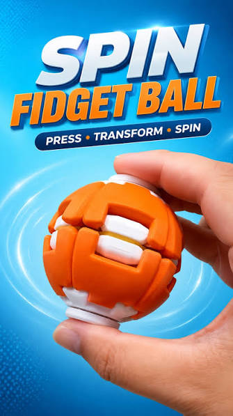 SPINNING FIDGET BALL (STRESS RELIEF TOY)
