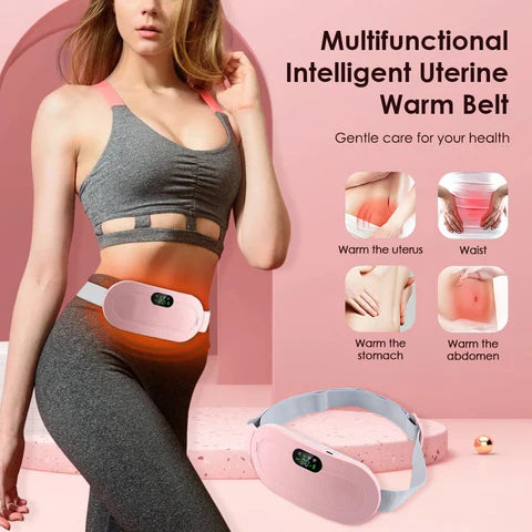 ELETRIC PERIOD CRAMP MASSAGER VIBRATOR HEATING BELT