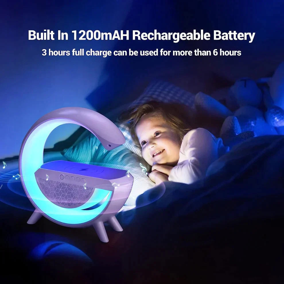 G LAMP SPEAKER WITH WIRELESS CHARGING