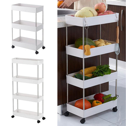 4 LAYER RACK PLASTIC AND METAL ROD
