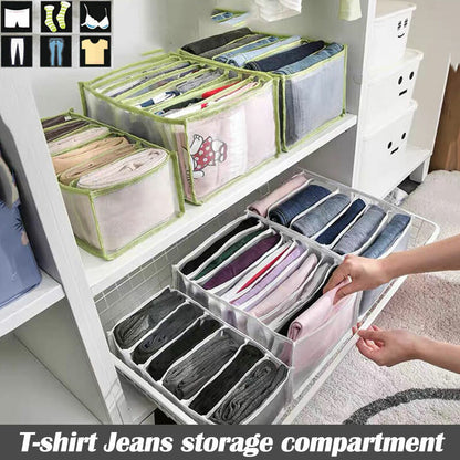 7 GRID WASHABLE WARDROBE CLOTHES ORGANIZER